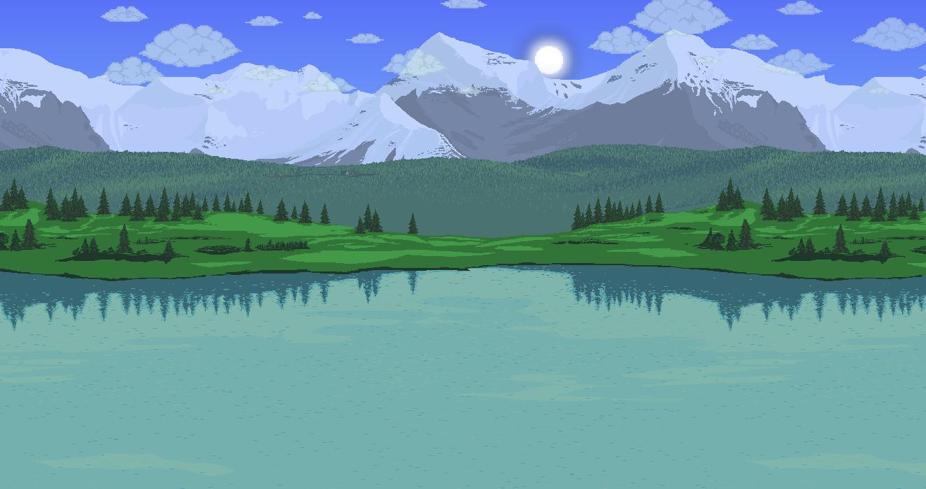 Discovery splash banner for Terraria Mango Town Discord server