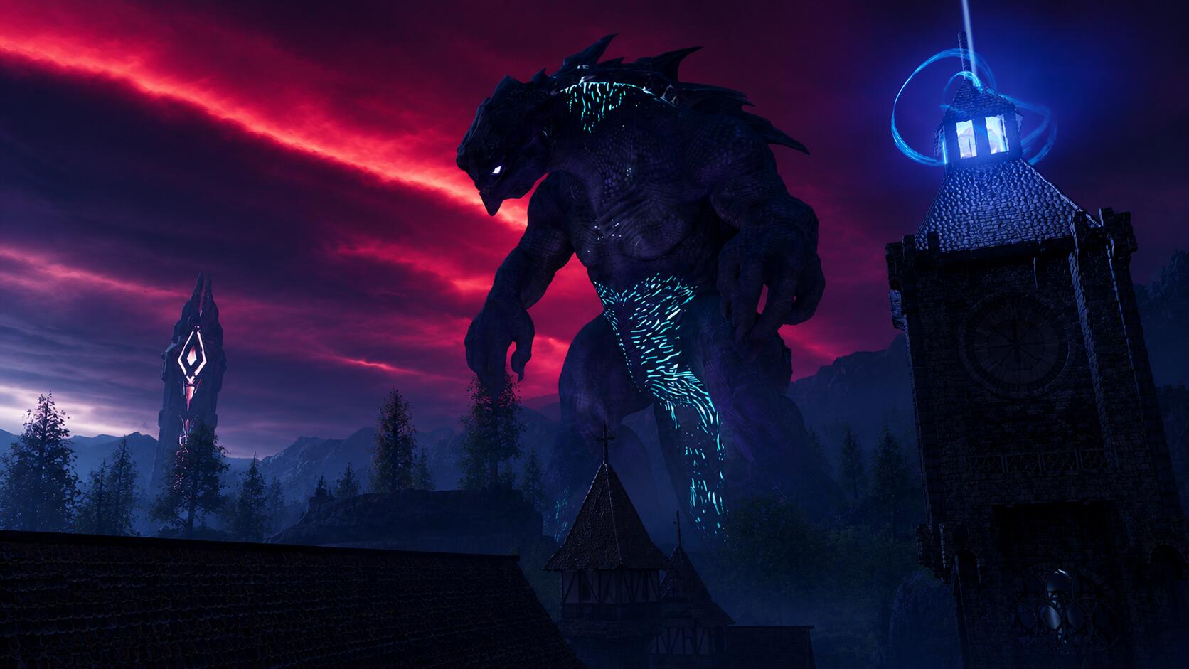 Discovery splash banner for #RayARK: The Last NightFall ๐ Discord server