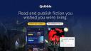 Discovery splash banner for Quibble for Authors Discord server