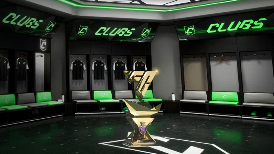Discovery splash banner for Clubs League (Launching October 2027) Discord server