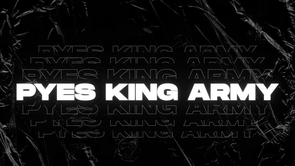 Discovery splash banner for PYES KING ARMY Discord server
