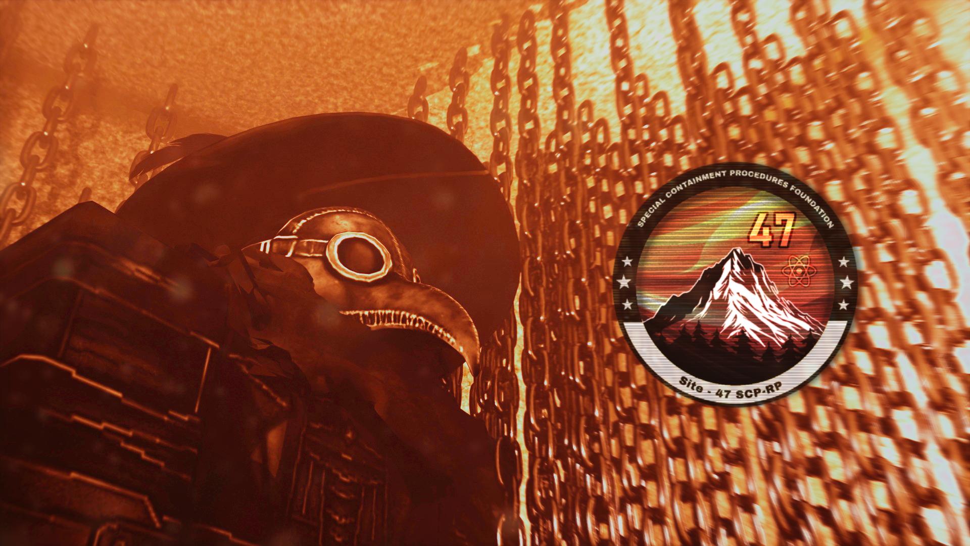 Discovery splash banner for Site - 47 | SCP:RP Discord server