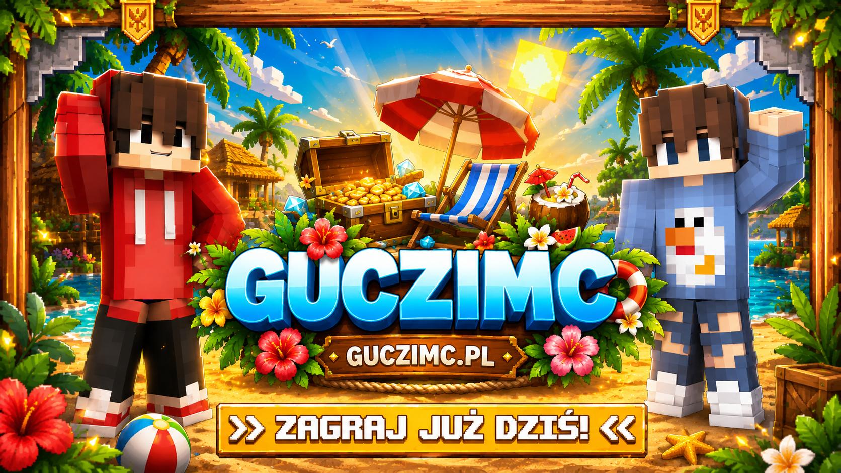 Discovery splash banner for BUNGEEMC.PL - Kiedyś GUCZIMC.PL Discord server
