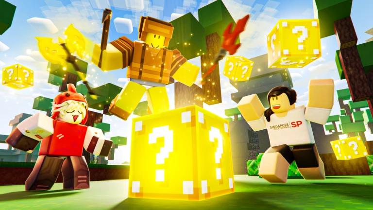 Discovery splash banner for Bedwars | Roblox Discord server