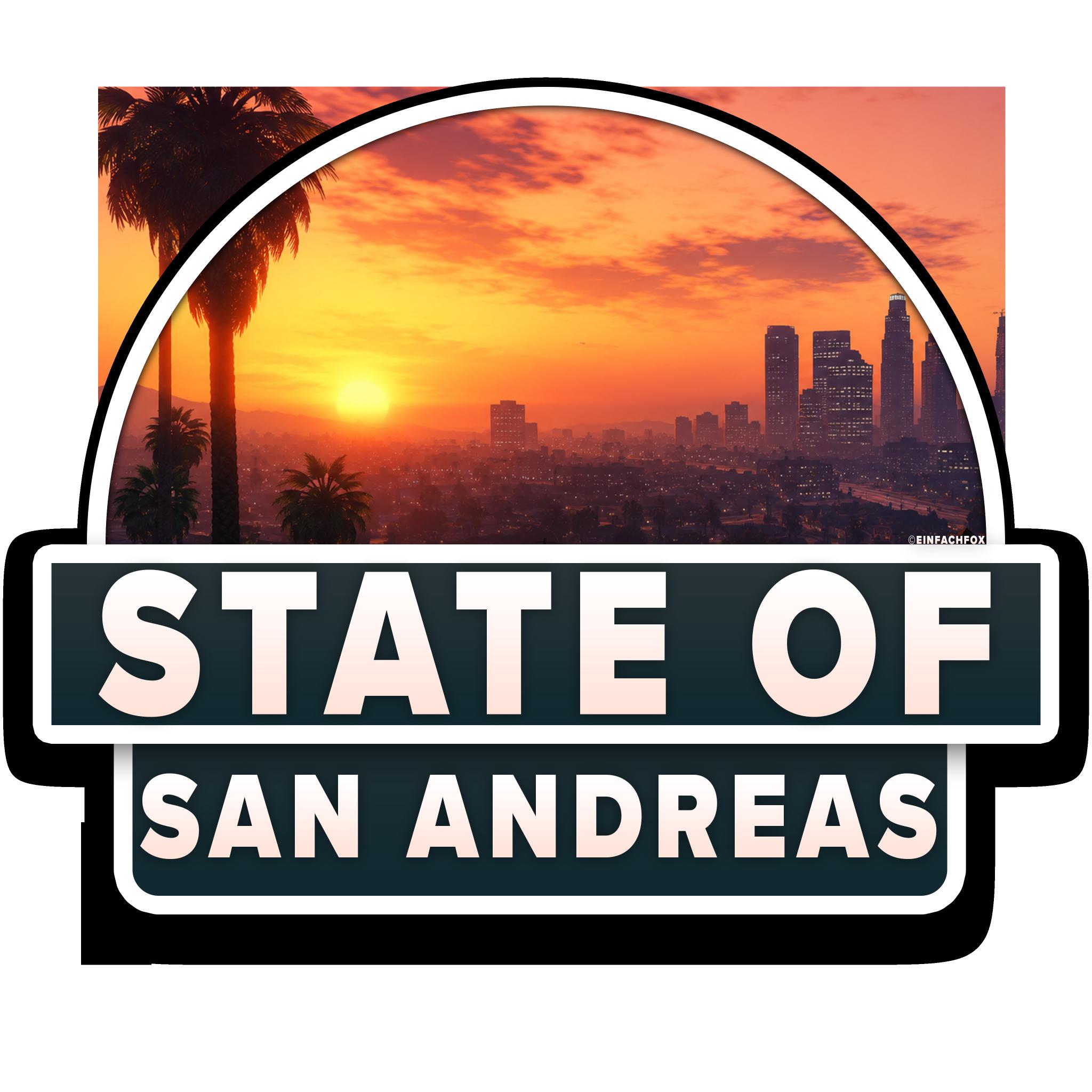 Discovery splash banner for State of San Andreas | Comeback Discord server