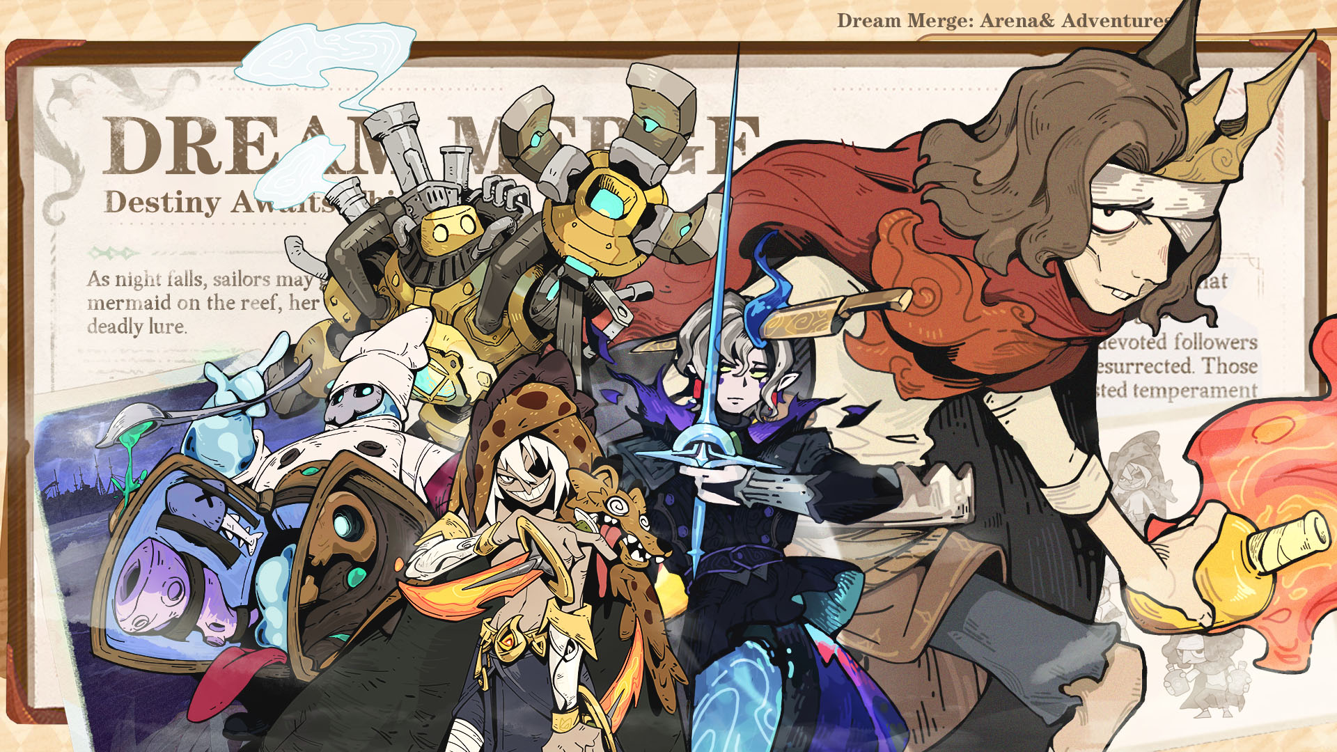 Discovery splash banner for Dream Merge Discord Discord server