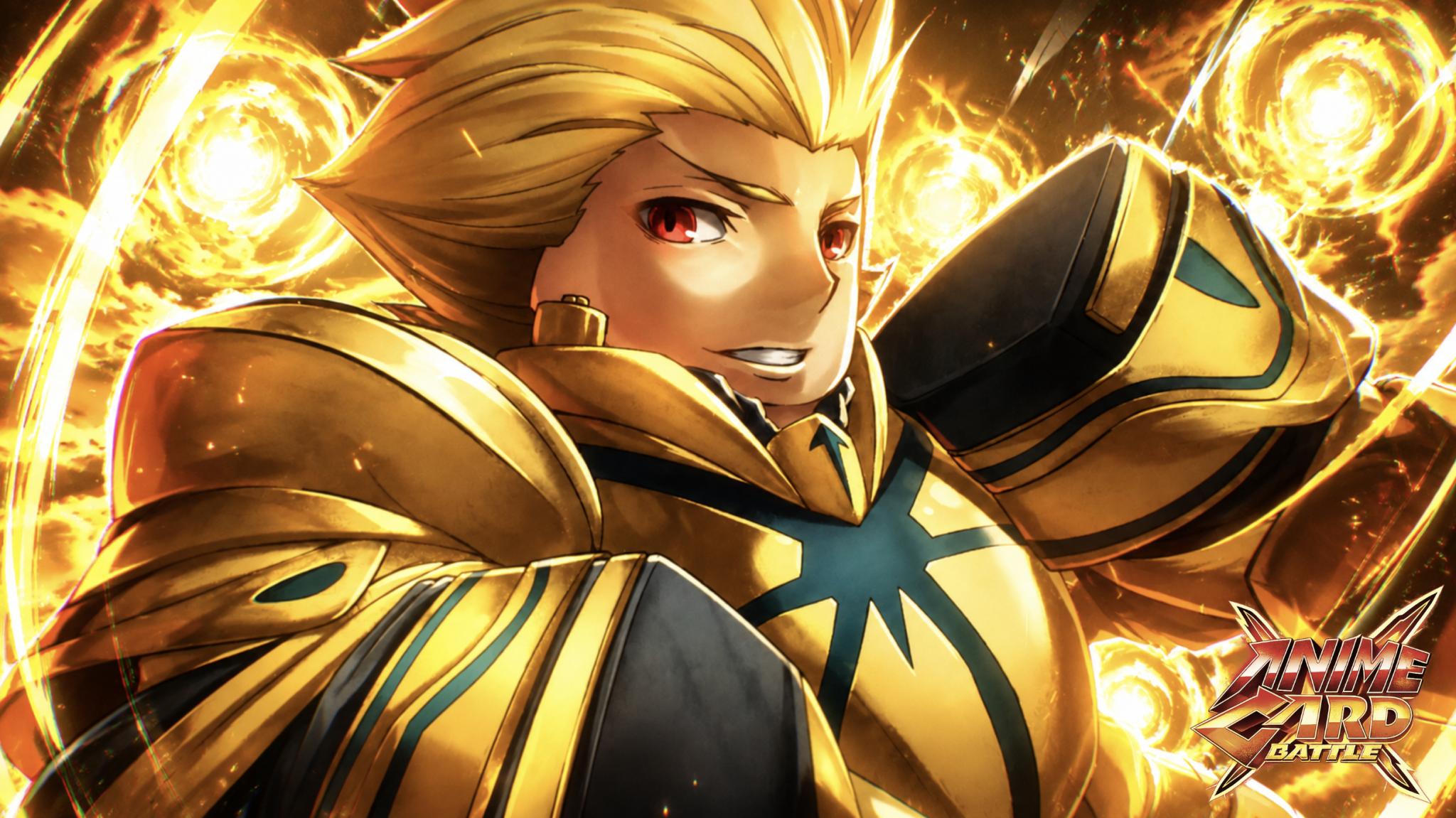 Discovery splash banner for Anime Card Battle X Discord server