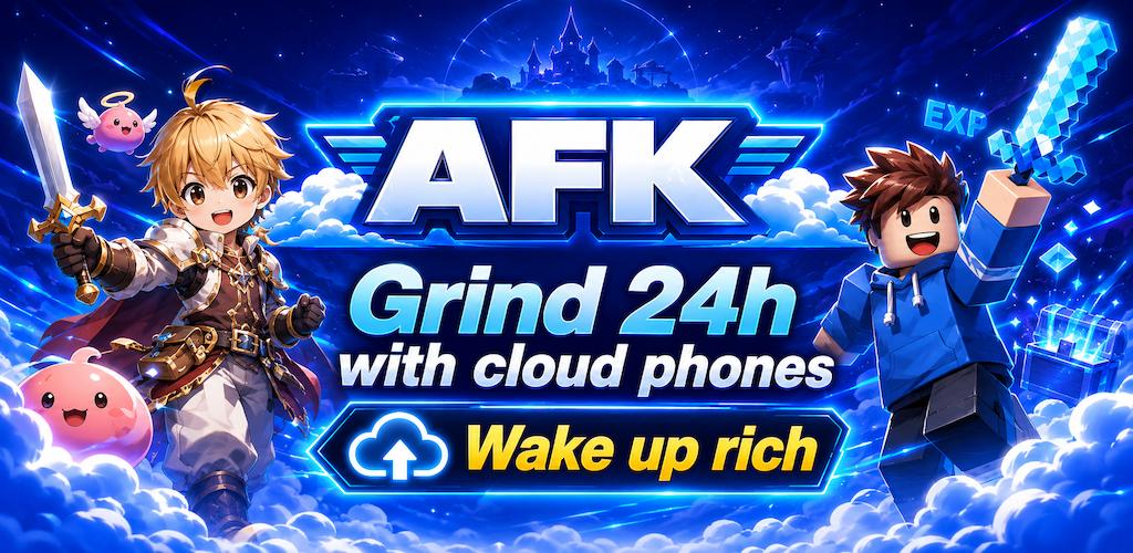 Discovery splash banner for AFKPal - Cloud Phones Discord server