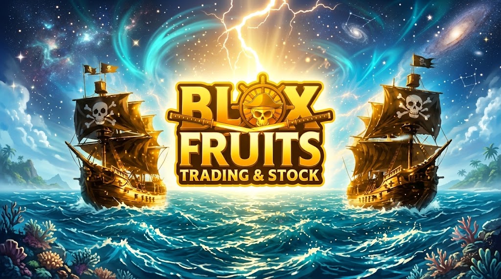 Discovery splash banner for Blox Fruits Trading & Stock Alert Discord server