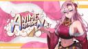 Discovery splash banner for Anime Heaven Discord server