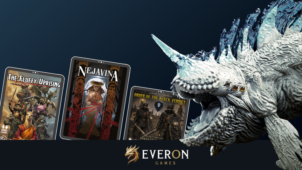 Discovery splash banner for EverOn Games Discord server